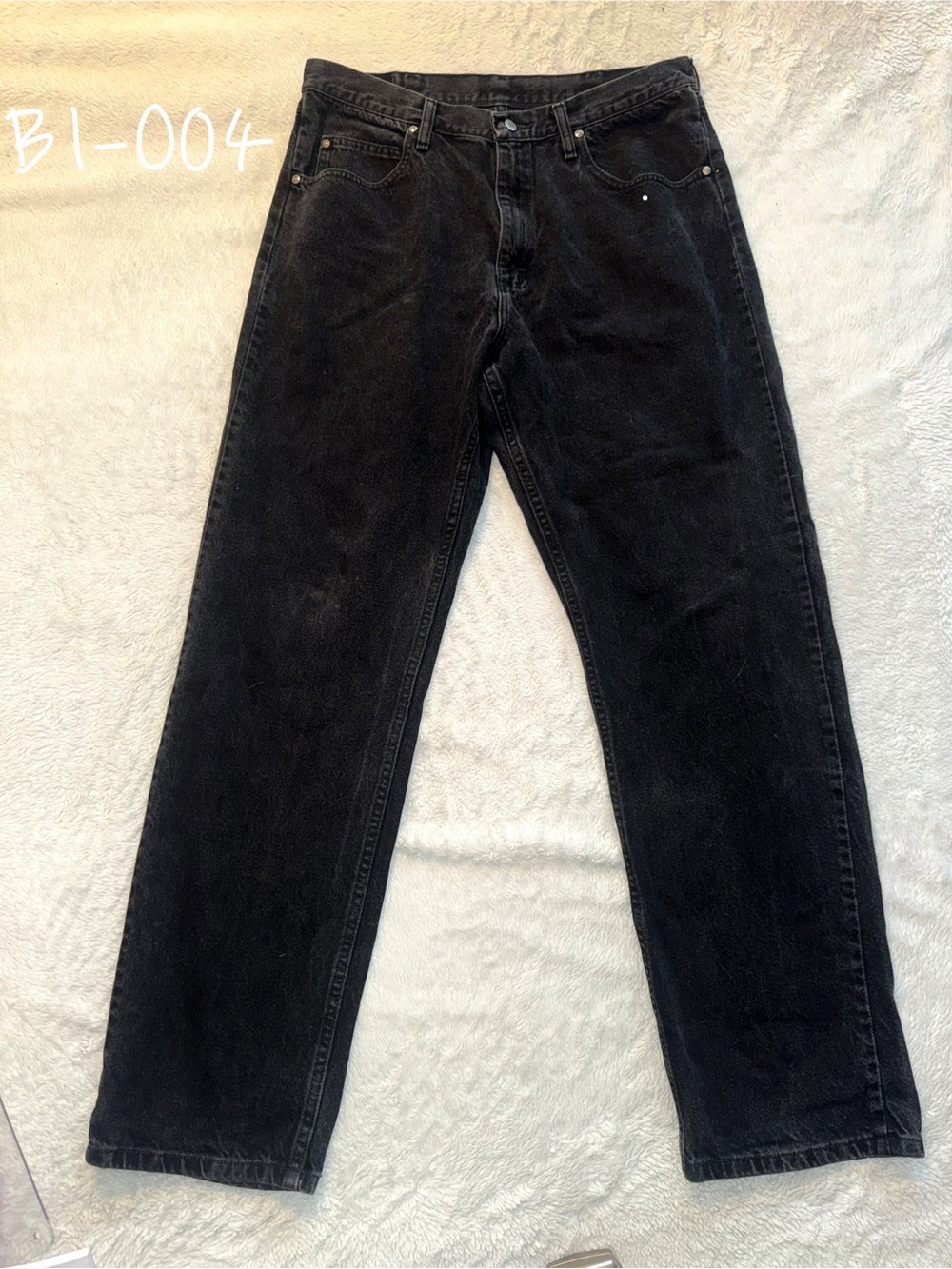 Men's Black Wrangler Jeans 36x34